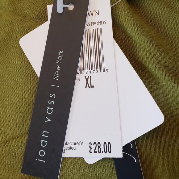 Joan Vass New York XL green short sleeve - Picture 5 of 5